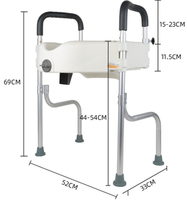 Nuevo inodoro de estilo de madera, almohadilla portátil para aumentar la altura, cuidado de rehabilitación, asiento de inodoro para mujeres embarazadas y ancianos - Product Image 4