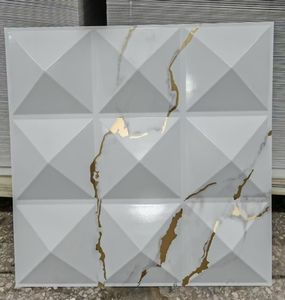 Panneaux muraux et <span class=keywords><strong>de</strong></span> plafond en PVC 3D à motif marbre, modernes, durables, imperméables, peignables, pour <span class=keywords><strong>décoration</strong></span> murale intérieure/extérieure, bricolage - Product Image 2