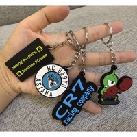 Llavero Promocional Personalizado con Logotipo, Impresión Tipográfica, Temática Animal, Deportivo, de Acero Inoxidable y Silicona Ecológica, Venta al Por Mayor