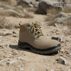 Bottes de sécurité HY pour opérations minières, semelle extérieure <span class=keywords><strong>Goodyear</strong></span> à quatre couches, en vente, pour conditions humides, en cuir suédé anti-déchirure, bottes de travail HSB250 - Product Image 5