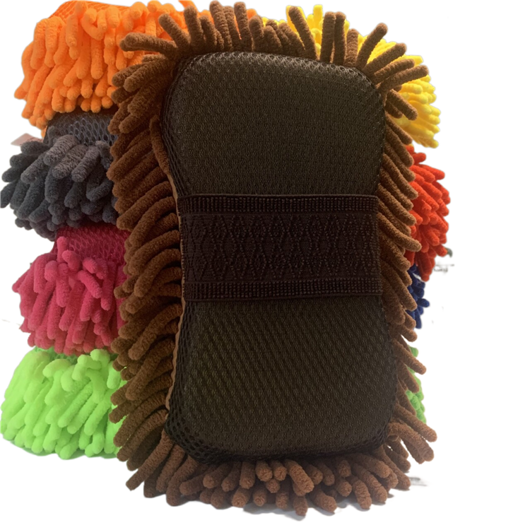 Самая низкая цена, ткань для удаления пыли из сверхтонкого волокна синели, ткань для мытья автомобиля, варежка для мытья автомобиля