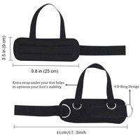 Sangle de cheville réglable pour machine à câble de fitness, entraînement de résistance des jambes et des fessiers, vente en gros, OEM, logo personnalisé