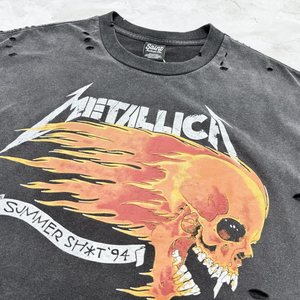 T-<span class=keywords><strong>shirt</strong></span> da uomo Liluuo con stampa digitale teschio fiammeggiante, girocollo, manica corta, oversize, 100% cotone, effetto vintage distressed, taglio cropped - Product Image 3