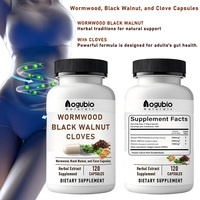 Capsules de Complexe de Coques de Noyer Noir Mélange Naturel avec Absinthe et Clou de Girofle Complément Herbal