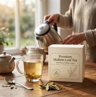 Thé de feuilles de molène de qualité supérieure OEM/ODM - Feuilles naturelles séchées pour boisson quotidienne, favorise la digestion, suppléments à base de plantes, approvisionnement en gros