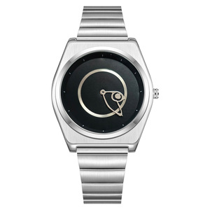 Montre à bracelet en acier édition limitée « God's Eye » - Style homme et femme, montre à quartz hip-hop pour couple - Product Image 2