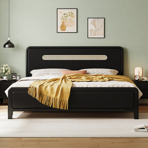 Solid Wood Storage Bed 1.8M Double Size With High Storage For Bedroom - Product Image 5