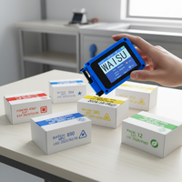 Impresora de Etiquetas DEMAX de 12.7mm, Mini Impresora de Inyección de Tinta para Logotipos, Fechas, Códigos de Barras y Códigos QR, para Plástico, Metal y Latas