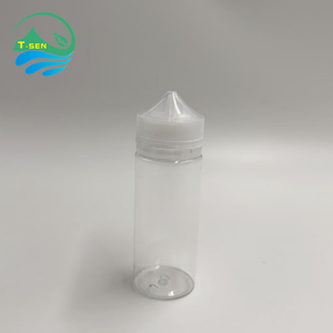 Botol Cairan Plastik 120ml Anti Bongkar, Botol Jus Freebase V2 PET Bening, Botol Pipet Tekan dengan Nosel Dorong-Tarik - Product Image 4