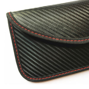 Pochette anti-vol anti-piratage FID blocage du signal Faraday sac étui en Fiber de carbone bloqueur de signal pour porte-clés - Product Image 6