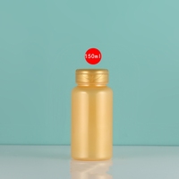 EN STOCK couleur verte PET vitamine Dietry suppléments emballage en plastique Rond pilule bouteille Nutrition Capsule tablette conteneur
