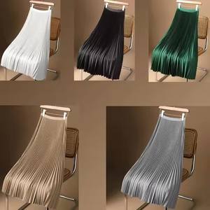 กระโปรงชีฟองไซส์ใหญ่สำหรับผู้หญิง รุ่น I-0511 ขายส่ง สำหรับฤดูร้อน ทรงเอไลน์ เอวธรรมชาติ แห้งเร็ว สวมใส่สบาย ดูสง่างาม - Product Image 1