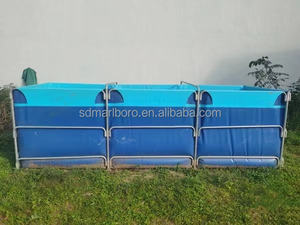 Outdoor Vissentank Waterdichte Pvc Zeildoek Coating Vis Zwembaden Viskweektanks Met Aangepaste Grootte - Product Image 4
