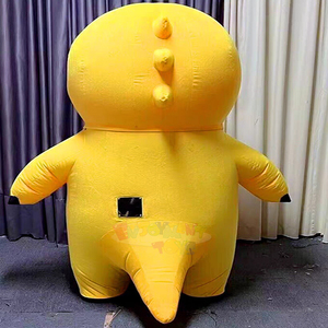 ชุดมาสคอตมังกรสีเหลืองน่ารักคุณภาพสูงสั่งทำพิเศษ สไตล์อนิเมะ สำหรับผู้ใหญ่ ชุดคอสเพลย์สำหรับฮาโลวีน - Product Image 5