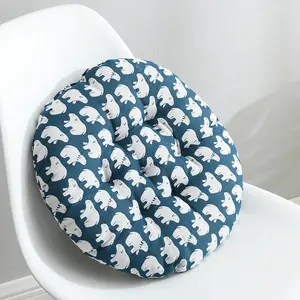 Office Chair Cushion Thicken Round Linen Seat Cushions For Back Pain Home Decor Decorative Outdoor Garden Cushions for Sofa