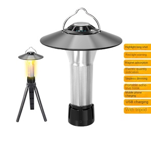 Linterna LED para exteriores de 2200mAh, lámpara de Camping blanca y roja, Base magnética, 5 modos de iluminación para uso de emergencia, objetivo similar de Blackdog - Product Image 4