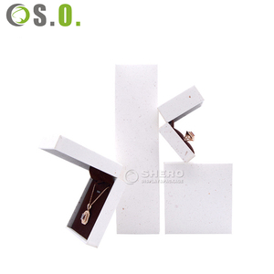 Boîte à bijoux personnalisée en cuir PU avec insert en velours, boîte à pendentifs haut de gamme, boîte en cuir artificiel, boîte à bijoux avec logo d'usine, boîte en papier - Product Image 6