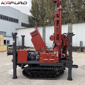 200M công suất cao di động khai thác đá cứng búa khoan Giàn Khoan bánh xích DIESEL thủy lực nước sâu giếng khoan Giàn Khoan để bán - Product Image 3