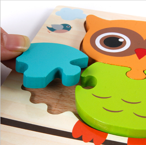 <span class=keywords><strong>Puzzle</strong></span> wooden <span class=keywords><strong>puzzle</strong></span> toy early education children's cognitive wooden 3d three-dimensional building blocks - Product Image 5