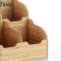 Boîte de rangement en papier de bambou pour gobelets, sachets de thé et mouchoirs, organisateur pour bars