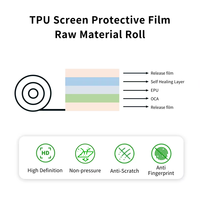 Protection d'écran pour téléphone portable anti-lumière bleue HD transparente haute clarté, anti-traces de doigts, auto-réparatrice, anti-rayures, ultra-fine, couverture intégrale en TPU