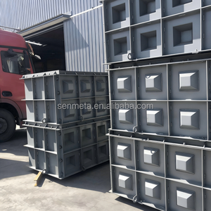 Moule personnalisé pour blocs <span class=keywords><strong>Lego</strong></span> préfabriqués |   Moule en acier à emboîtement robuste pour murs de soutènement et protection des berges fluviales - Product Image 4