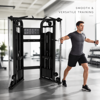 Appareil de musculation multifonctionnel à charges réglables – Équipement de fitness à prix réduit – Vente directe – Machine de gym