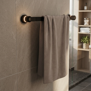 Support mural lumineux LED pour serviettes de toilette, idéal pour la salle de bain la nuit, pour la maison - Product Image 3