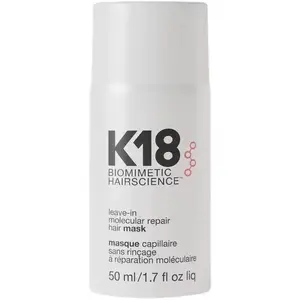 K18 Leave In Molecular Repair Tratamiento Capilar para Reparar el Cabello Dañado 4 Minutos para Revertir el Daño de Bleach 50 ml