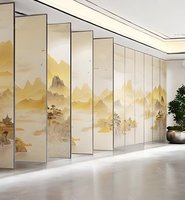 Pintu Partisi Geser Otomatis Premium untuk Penggunaan Interior Hotel |   Model Tugas Berat/Ringan Insulasi Suara Desain Modern