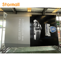 Boîtes lumineuses publicitaires rectangulaires personnalisées, signalétique sur pylône, haute luminosité, étanches IP65 pour usage extérieur professionnel