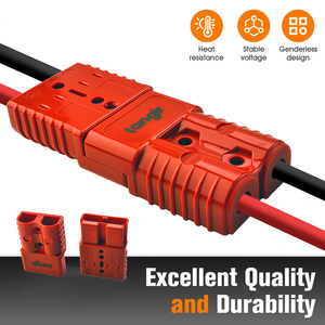 50A 12-36V <b>Connector</b> For 6-12 Gauge Cable Compatible With Winch Lifts Motors And Bike Battery <b>Quick</b> Connect - Product Image 4