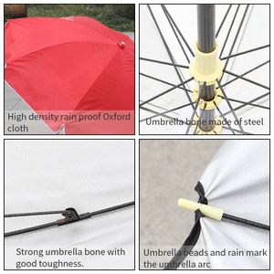 Customized Travel Beach <b>Umbrella</b> <b>Large</b> Outdoor Advertising Heavy Duty Parasol with Logo and Sun Protection - Product Image 6