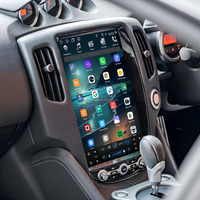 Pemutar Multimedia Layar Sentuh Vertikal 14.5'' Android GPS Carplay Untuk Nissan 370Z 2008-2019 Head Unit Radio Mobil