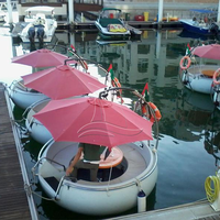 Usine En Gros Électrique 6-8 Personne Flottant BBQ Donut Grill Bateau BBQ Donut Bateau Grill Bateau pour Lac Mer Partie