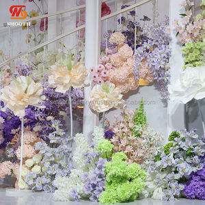 วัสดุอีวีเอตั้งดอกไม้ขนาดใหญ่ทำด้วยมือทำด้วยมือทำจากผ้าโปร่งบางขนาดยักษ์สีสันสดใสสำหรับวันเกิดงานแต่งงานวันวาเลนไทน์ - Product Image 4