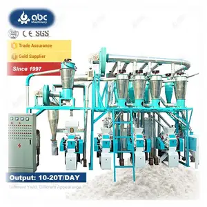 25 năm nhà máy duy nhất vượt qua/một vượt qua tích hợp đậu nành mini bột Mill để làm bột sắn