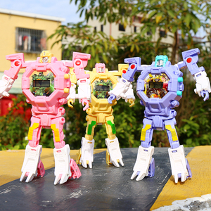 Quà Tặng Vui Nhộn Đồ Chơi Biến Đổi Kỹ Thuật Số Thông Minh Đồng Hồ <span class=keywords><strong>Robot</strong></span> Trẻ Em Đồ Chơi Giáo Dục Đồ Chơi Trẻ Em Được Chấp Nhận Như Hình 5 Hộp ABS - Product Image 3