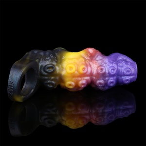 SHAZ Alien Octopus Penis Sleeve, Funda de Silicona para Pene con Diseño de Monstruo de Fantasía, Extensor de Pene, Juguetes Sexuales para Adultos, Mayorista - Product Image 3