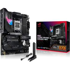 Carte mère ROG Strix X870E-E Gaming WiFi AM5 ATX DDR5 AMD pour prise en charge PCIe 5.0 SATA - Product Image 1