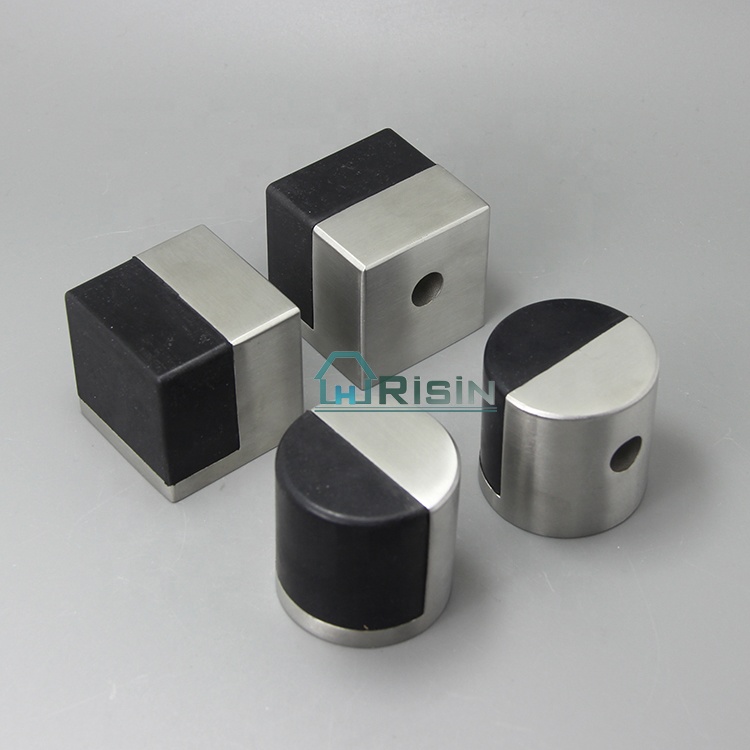 Нержавеющая сталь, резиновая квадратная напольная дверная пробка