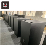 Système de sonorisation audio professionnel Sonido double caisson de basses actif 18 pouces L-S-218 + haut-parleur en bois pour concerts en plein air