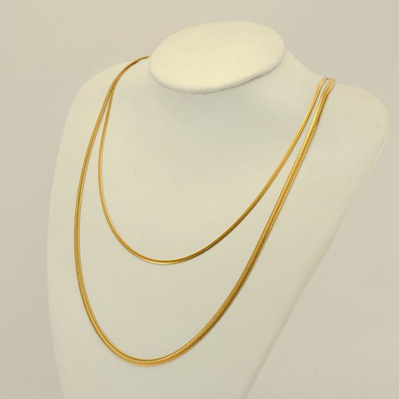 New Fashion Stainless Steel Neck Overlap