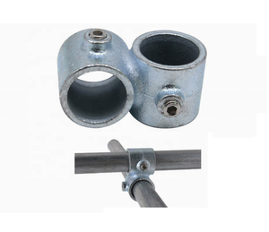 High Quality Hot Dipped Galvanized Malleable Iron Casting Pipe Fitting Connector 3/4 Inch Round Tube DN15 <b>Yacht</b> Boat Hardware Hi - Product Image 3