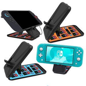 NS2-025 Supporto Pieghevole Regolabile per Console di Gioco con 9 Slot per Giochi e 4 Slot per Schede <span class=keywords><strong>SD</strong></span> per <span class=keywords><strong>Nintendo</strong></span> <span class=keywords><strong>Switch</strong></span> 2 1 Lite Oled - Product Image 1