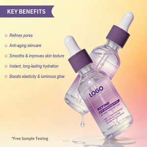 Suero Minimizador de Poros de Marca Privada, Refinador de Poros, Antiarrugas, Reafirmante, Elasticidad de la Piel, Hidratación Duradera, Suavizante y Voluminizador - Product Image 5