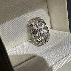 แหวนเงินแท้ S925 รูปดาวหกแฉก สไตล์โบราณ ดีไซน์เฉพาะตัว ประดับฝังแบบทันสมัย เรียบง่าย สง่างาม ดูมีระดับ แบบโปร่ง - Product Image 5