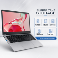 Ordinateur portable OEM 14 pouces Intel N3350 BT4.0 6 Go de RAM 128 Go 256 Go 512 Go SSD Windows 10 pour entreprise, bureau, éducation, vente en gros