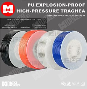 PU 4 6 8 10 12 14 16mm pnömatik boru boru 100 metre 328 FT hava hortumu hat borusu pnömatik parçaları - Product Image 6