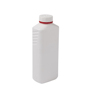 Bouteille carrée en plastique HDPE de 1 L, option de plastique recyclé, fermeture à l'épreuve des enfants, emballage en gros, fournisseur de plastique TMP - Product Image 1